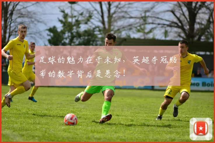 足球的魅力在于未知，英超夺冠赔率的数字背后是悬念！